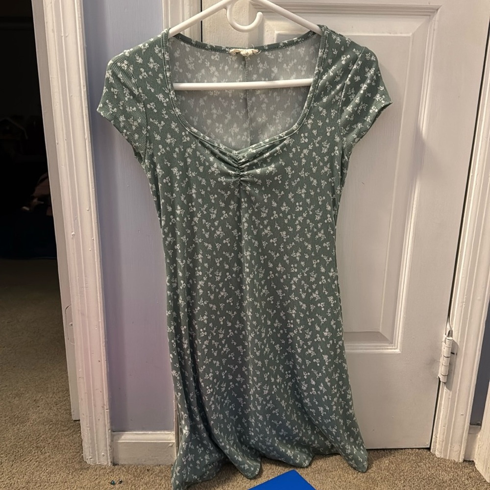 See you Monday Green Dress